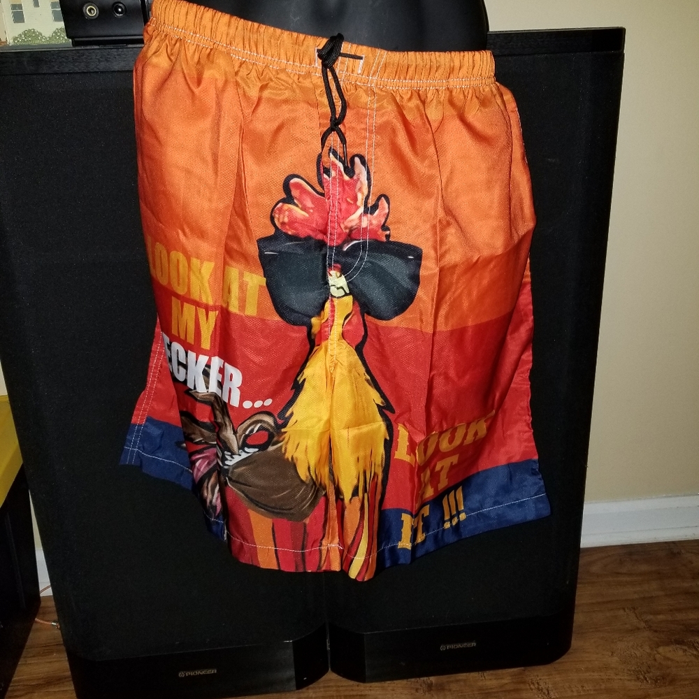 "Look at My **cker" Swim Trunks